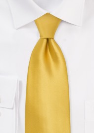 Golden-Yellow Silk Tie