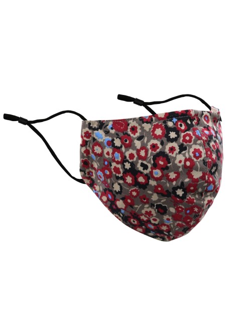 Fall Floral Print Mask