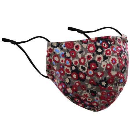 Fall Floral Print Mask