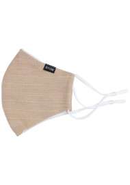 Solid Mask in Camel Flat