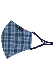 Indigo Autumn Check Mask Flat