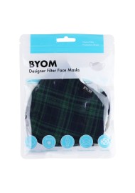 Black Watch Signature Tartan Plaid Mask in Mask Bag