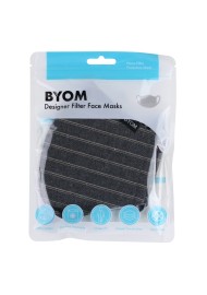 Smoke Gray Autumn Filter Mask in Mask Bag