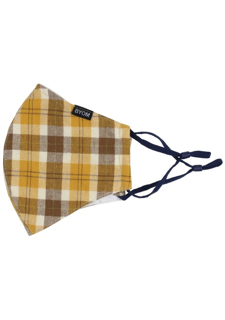 Golden Yellow Autumn Mask Flat