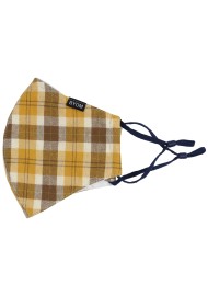 Golden Yellow Autumn Mask Flat