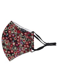 Fall Floral Print Mask Flat