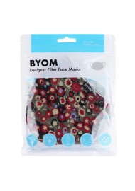 Fall Floral Print Mask in Bag