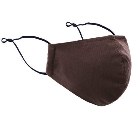 brown face mask with filter