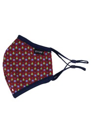 Christmas Wrap Print Design Mask for Kids