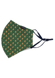 Gingerbread Man Print in Green Flat