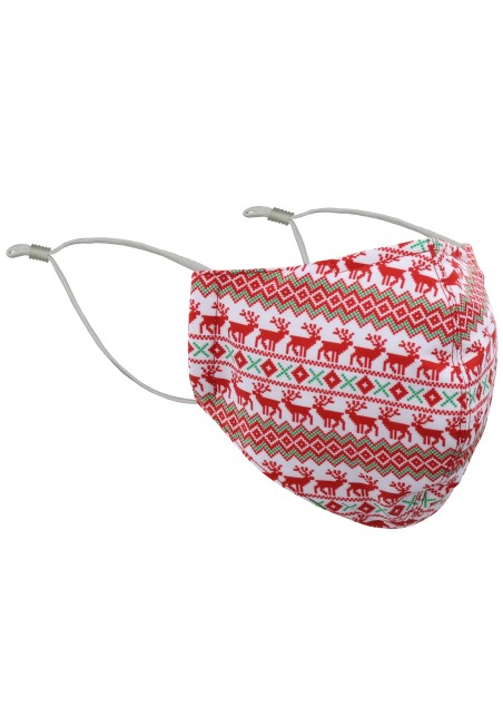 Nordic Christmas Print Face Mask