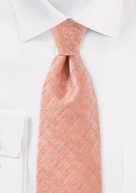 Heathered Peach Colored Tie