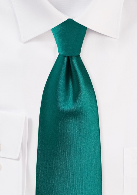 Mens Tie in Everglade Green