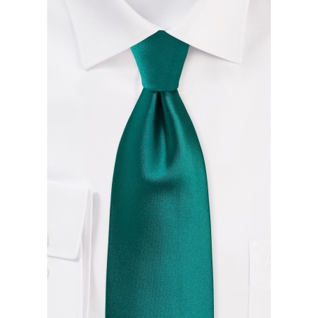 Mens Tie in Everglade Green