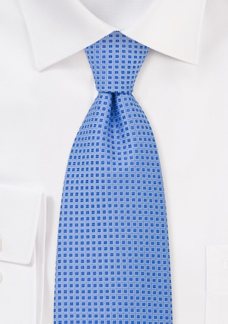 Cornflower Blue Silk Tie