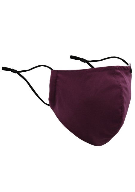 Plum Color Filter Mask in Cotton