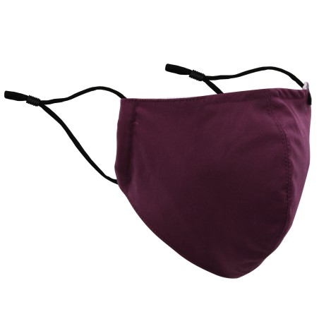 Plum Color Filter Mask in Cotton