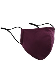 Plum Color Filter Mask in Cotton