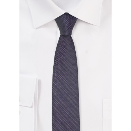 Super Skinny Tie in Grape Purple