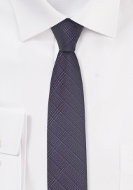 Super Skinny Tie in Grape Purple