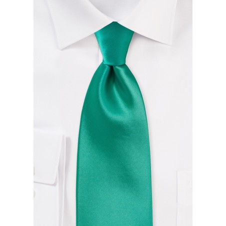 Bright Jade Green Necktie