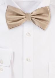 Light Golden Brown Bow Tie