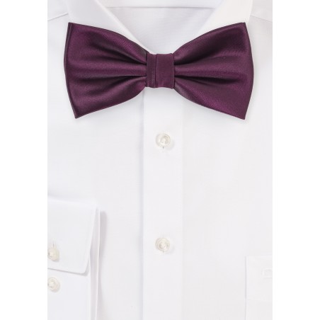 Plum Color Bow Tie