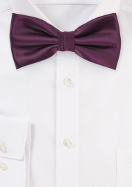 Plum Color Bow Tie