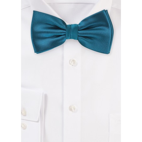 Turquoise Blue Bow Tie in Kids Size