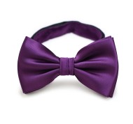 Bright Purple Bow Tie in Solid Color