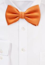 Solid Bow Tie in Orange