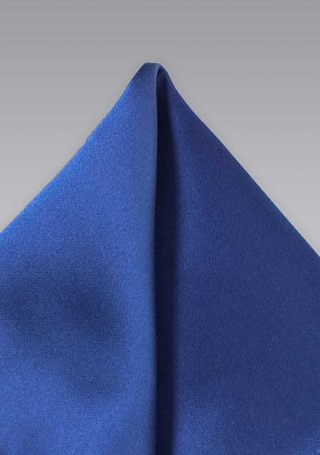 Royal Blue Colored Pocket Square