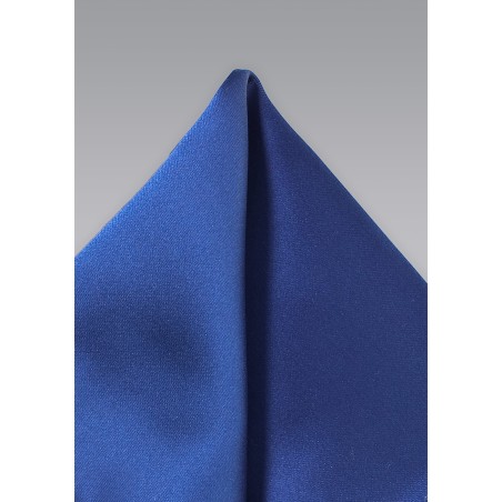 Royal Blue Colored Pocket Square