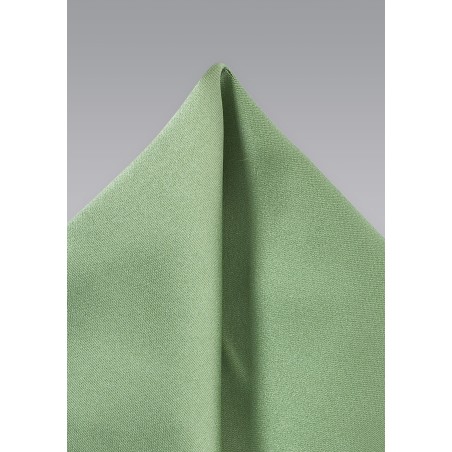Sage Color Pocket Square