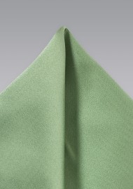 Sage Color Pocket Square