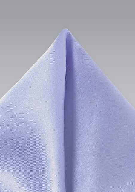 Solid Lavender Hued Men's Pocket Square
