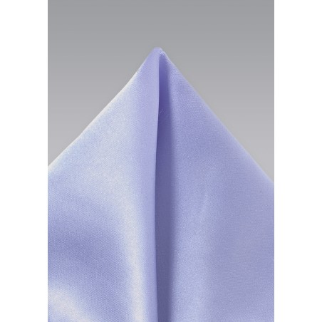 Solid Lavender Hued Men's Pocket Square