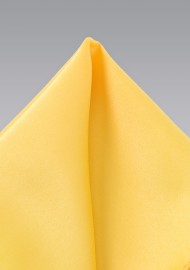 Bright Yellow Pocket Square