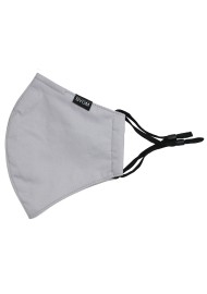 Silver Cotton Face Mask