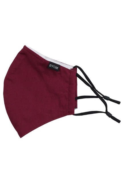 Filter Mask in Burgundy Red