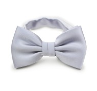 Silver Gray Bow Tie