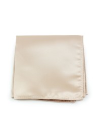 Champagne Cream Pocket Square