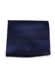 Solid Navy Pocket Square