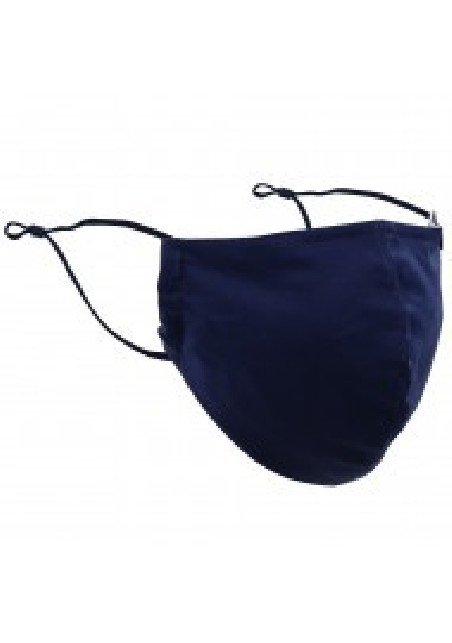 Solid Navy Mask