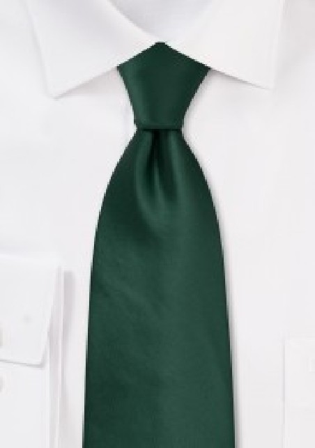 Dark Green Necktie