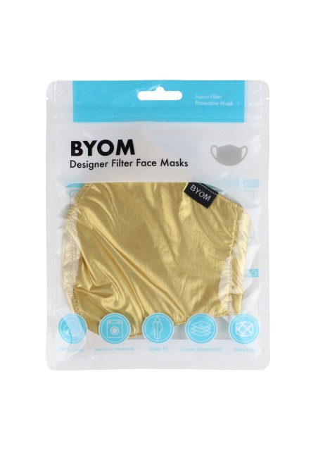 Festive Filter Mask in Vegas Gold in Bag