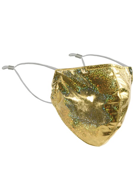 Golden Glitter Face Mask