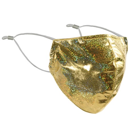 Golden Glitter Face Mask