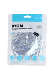Silver Glitter Mask in Bag
