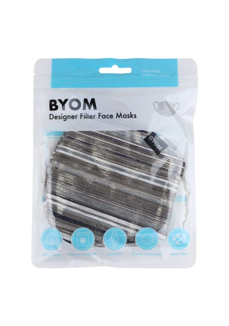 Ultimate Glitter Mask in Platinum in Bag
